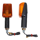 Whites Flasher Uni Rubber Long Mount Carbon Pair