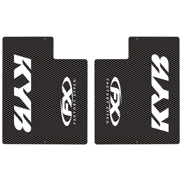 Factory Effex Carbon Upper Fork Kayaba Shileds Kyb/white