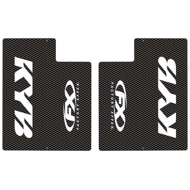 Factory Effex Carbon Upper Fork Kayaba Shileds Kyb/white