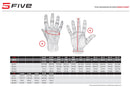 Five RS3 EVO Kids Black / White Road Gloves Size Small 3