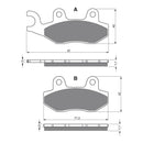Goldfren Brake Pads Offroad Racing GF002 - K5 ( PR46 )