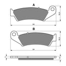 Goldfren Brake Pads Offroad Racing GF004 - K5 ( PR42 )