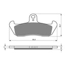 Goldfren Brake Pads Offroad Racing GF006 - K5 ( PR113 )