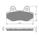 Goldfren Brake Pads Sintered Sports GF011 - S3 ( PH27 )