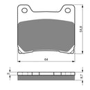 Goldfren Brake Pads Sintered Sports GF015 - S3 ( PH28 )