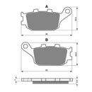 Goldfren Brake Pads Sintered Sports GF021 - S3 ( PH59 )