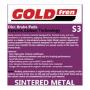 Goldfren Brake Pads Sintered Sports GF023 - S3 ( PH166 )