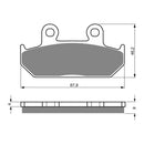Goldfren Brake Pads Sintered Sports GF024 - S3 ( PH41 )