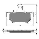 Goldfren Brake Pads Sintered Sports GF030 - S3 ( PH35)
