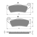 Goldfren Brake Pads Sintered Sports GF031 - S3 ( PH114 )