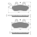 Goldfren Brake Pads Offroad Racing GF033 - K5 ( PR58 )