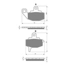 Goldfren Brake Pads Offroad Racing GF035 - K5 ( PR44 )
