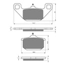 Goldfren Brake Pads Sintered Sports GF037 - S3 ( PH26 )