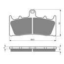 Goldfren Brake Pads Sintered Sports GF039 - S3 ( PH122 )