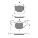 Goldfren Brake Pads Offroad Racing GF042 - K5 ( PR23 )