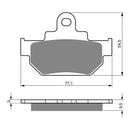 Goldfren Brake Pads Offroad Racing GF046 - K5 ( PR106 )