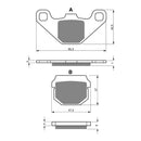 Goldfren Brake Pads Offroad Racing GF047 - K5 ( PR22 )