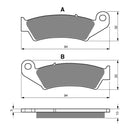 Goldfren Brake Pads Sintered Sports GF052 - S3 ( PH49 )