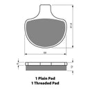 Goldfren Brake Pads Sintered Sports GF057 - S3 ( PH74 )