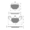 Goldfren Brake Pads Offroad Racing GF084 - K5 ( PR16 )