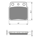 Goldfren Brake Pads Offroad Racing GF092 - K5 ( PR103 )