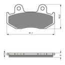 Goldfren Brake Pads Sintered Sports GF102 - S3 ( PH29 )