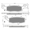 Goldfren Brake Pads Sintered Sports GF104 - S3 ( PH193 )