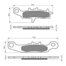 Goldfren Brake Pads Offroad Racing GF108 - K5 ( PR244 )