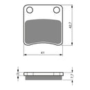 Goldfren Brake Pads Sintered Sports GF110 - S3 ( PH148 )