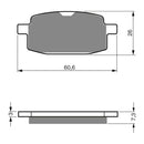 Goldfren Brake Pads Sintered Sports GF114 - S3 ( PH117 )