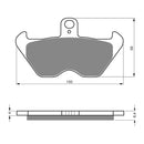 Goldfren Brake Pads Sintered Sports GF117 - S3 ( PH391 )