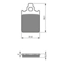 Goldfren Brake Pads Sintered Sports GF118 - S3 ( PH176 )