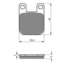 Goldfren Brake Pads Sintered Sports GF121 - S3 ( PH88 )