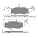 Goldfren Brake Pads Sintered Sports GF124 - S3 ( PH194 )