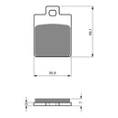 Goldfren Brake Pads Sintered Sports GF137 - S3 ( PH246 )