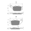 Goldfren Brake Pads Sintered Sports GF155 - S3 ( P321 )
