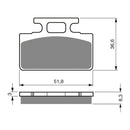 Goldfren Brake Pads Sintered Sports GF161 - S3 ( PH120 )