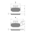 Goldfren Brake Pads Offroad Racing GF182 - K5 ( PR283 )