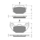 Goldfren Brake Pads Offroad Racing GF183 - K5 ( PR285 )
