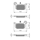 Goldfren Brake Pads Offroad Racing GF190 - K5 ( PR320 )