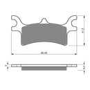 Goldfren Brake Pads Offroad Racing GF209 - K5 ( PR319 )