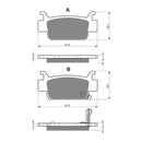 Goldfren Brake Pads Offroad Racing GF240 - K5 ( PR354 )