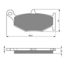 Goldfren Brake Pads Sintered Sports GF241 - S3 ( PH364 )