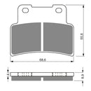 Goldfren Brake Pads Sintered Sports GF251 - S3 ( P377 )