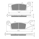 Goldfren Brake Pads Offroad Racing GF252 - K5 ( PR385 )