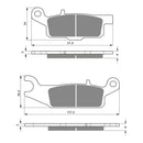 Goldfren Brake Pads Offroad Racing GF253 - K5 ( PR386 )