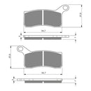 Goldfren Brake Pads Offroad Racing GF261 - K5 ( PR402 )