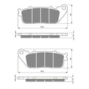 Goldfren Brake Pads Sintered Sports GF277 - S3 ( PH421 )