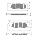 Goldfren Brake Pads Sintered Sports GF278- S3 ( P405 )