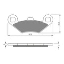Goldfren Brake Pads Offroad Racing GF280 - K5 ( PR159 )